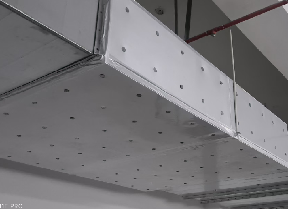 金属外包覆型耐火风管